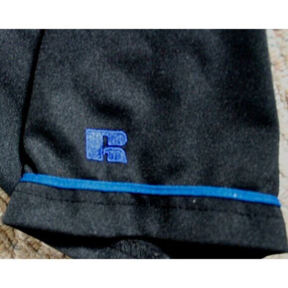 MLB Baseball Vintage New York Mets Sewn Jersey L Large Black Russell Athletic - Picture 6 of 7